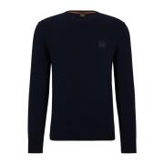 Donkerblauwe Trui Hugo Boss , Blue , Heren