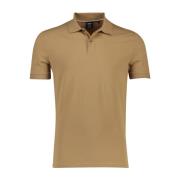 Bruine poloshirt met korte mouwen Hugo Boss , Brown , Heren