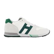 Sneaker Wit/Groen Hogan , White , Heren