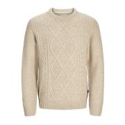 Beige Sweater Jack & Jones , Beige , Heren