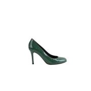 Pre-owned Leather heels Dolce & Gabbana Pre-owned , Green , Dames