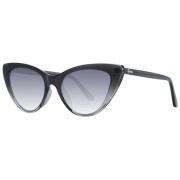 Grijze Cat Eye Zonnebril Gespiegeld Verloop Guess , Gray , Dames