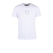 Grijze T-shirt voor heren Bikkembergs , White , Heren