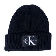 Dames Beanie Herfst/Winter Collectie Calvin Klein Jeans , Black , Dame...