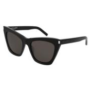 Stijlvolle Leren Schoudertas Saint Laurent , Black , Unisex