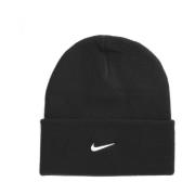 Peak Swoosh Beanie in Zwart Nike , Black , Unisex