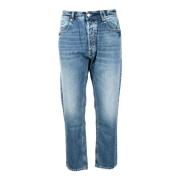 Katoenen jeans voor een stijlvolle look Icon Denim , Blue , Heren