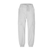 Logo Cargo Broek Grijze Broek Moncler , Gray , Dames