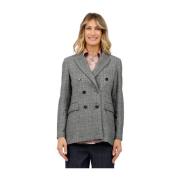 Dubbelzijdige fleece jas Circolo 1901 , Gray , Dames