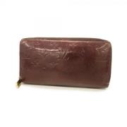 Pre-owned Leather wallets Louis Vuitton Vintage , Red , Dames