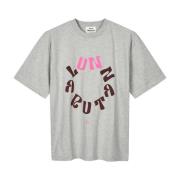 Lichtgrijs Melange Oversized T-shirt Mads Nørgaard , Gray , Dames