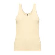 Geribbelde top Anisa By Herenne Birger , Yellow , Dames