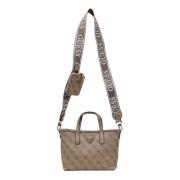 Lente/Zomer Dames Middelgrote Tas Collectie Guess , Beige , Dames