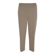 Moderne Cropped Broek Major Brown Kaffe , Beige , Dames