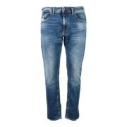 Katoen Elastaan Jeans Diesel , Blue , Heren