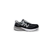 Zwarte Stoffen Sneakers Lente/Zomer Collectie New Balance , Black , He...