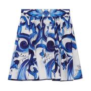 Rok met Majolica-print Dolce & Gabbana , Blue , Dames