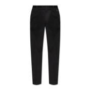 Katoenen broek Dolce & Gabbana , Black , Heren