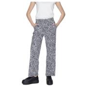 Wijde Pijp Broek Lente/Zomer Collectie Street One , Black , Dames