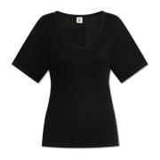 Geribbelde top Lunai By Herenne Birger , Black , Dames