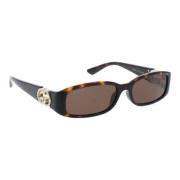 Stijlvolle zonnebril Gucci , Brown , Dames