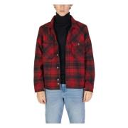 Mannen Herfst/Winter Overhemd Collectie GAS , Red , Heren