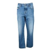 Katoenmix Stijlvolle Jeans Diesel , Blue , Heren