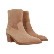 Elegante Leren Laarzen Stuart Weitzman , Brown , Dames