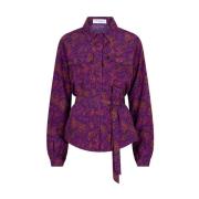 Louise Blouse met Lange Mouwen Lofty Manner , Purple , Dames