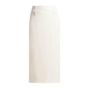 Beige Smith Rok Staud , Beige , Dames