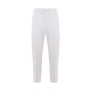 Grijze joggingbroek met elastische taille Brunello Cucinelli , Gray , ...