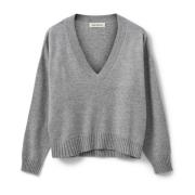 Edensw Sweater Grijs Melange Sofie Schnoor , Gray , Dames