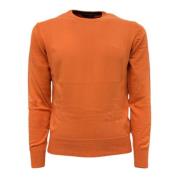 Katoenen trui met lange mouwen - XL Harmont & Blaine , Orange , Heren