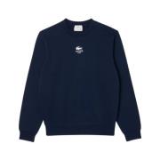 Urban Sweatshirt met Krokodillenprint Lacoste , Blue , Heren