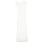 Asymmetrische Maxi Jurk in Wit Rotate Birger Christensen , White , Dam...