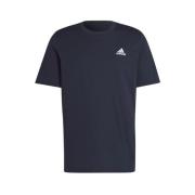 Blauw Heren T-Shirt Adidas , Blue , Heren