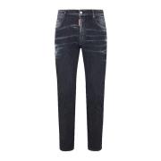 Klassieke Denim Jeans voor dagelijks gebruik Dsquared2 , Black , Heren