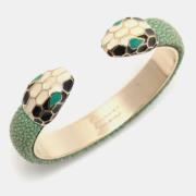 Pre-owned Metal bracelets Bvlgari Vintage , Green , Dames