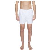 Heren zwembroek lente/zomer polyester Emporio Armani EA7 , White , Her...