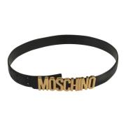 Stijlvolle Riemencollectie Moschino , Black , Heren