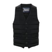 Piumino Gilet 9300 Herno , Black , Heren