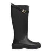 Leren laarzen Bally , Black , Dames