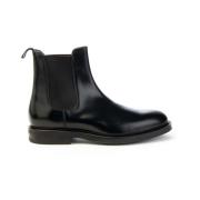 Chelsea Boot in Geborsteld Kalfsleer Green George , Black , Heren