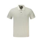 Grijs Katoenen Poloshirt Hugo Boss , Gray , Heren