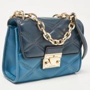 Pre-owned Leather crossbody-bags Michael Kors Pre-owned , Blue , Dames