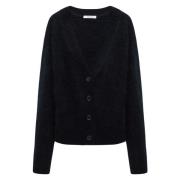 Fluffy Statement Cardigan Dorothee Schumacher , Black , Dames