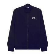 Sporty Core Identity Rits Sweater Emporio Armani EA7 , Blue , Heren