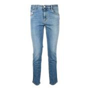 Katoenmix Stretch Jeans Diesel , Blue , Dames