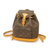 Pre-owned Fabric backpacks Louis Vuitton Vintage , Brown , Dames