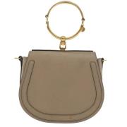 Pre-owned Leather handbags Chloé Pre-owned , Gray , Dames